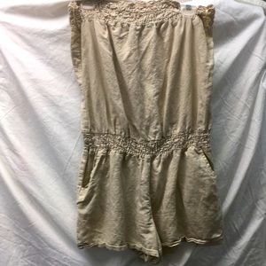 Dbl gathered romper ladies sz XL